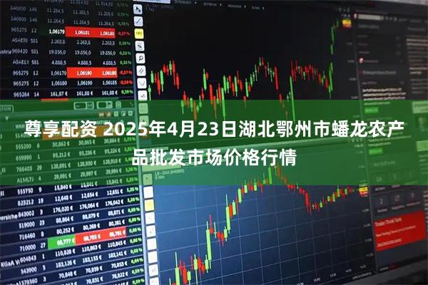 尊享配资 2025年4月23日湖北鄂州市蟠龙农产品批发市场价格行情