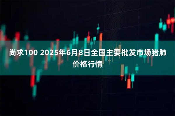 尚求100 2025年6月8日全国主要批发市场猪肺价格行情